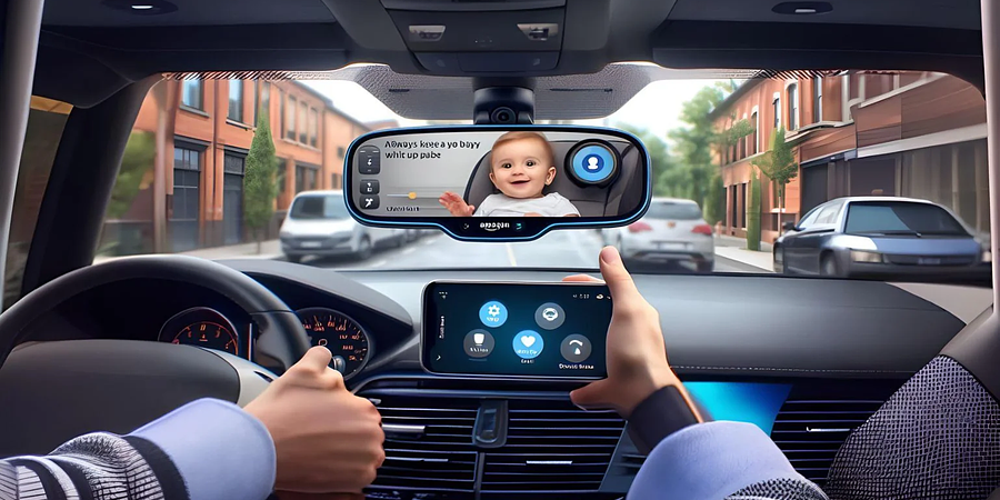 Amazon Lanza un Retrovisor Inteligente para Padres: Seguridad y Tranquilidad al Volante 🚗👶