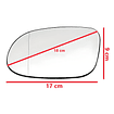 Luna Para Espejo Retrovisor Mercedes Clase A (W168) 1997-2004