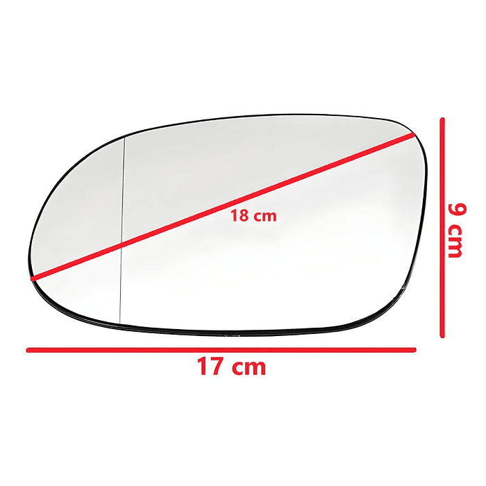 Luna Para Espejo Retrovisor Mercedes CLK (C208) 1997-2002 5