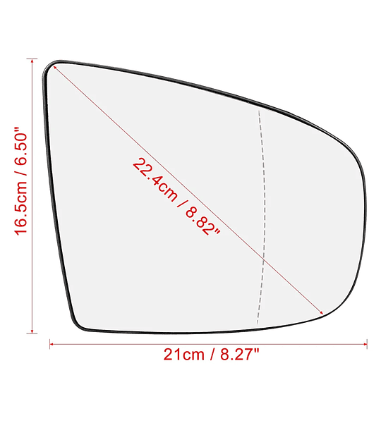 Luna Para Espejo Retrovisor Bmw X6 2008-2014