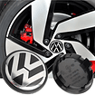 Emblema Tapa Central Rin Para Volkswagen Bora 2003-2010