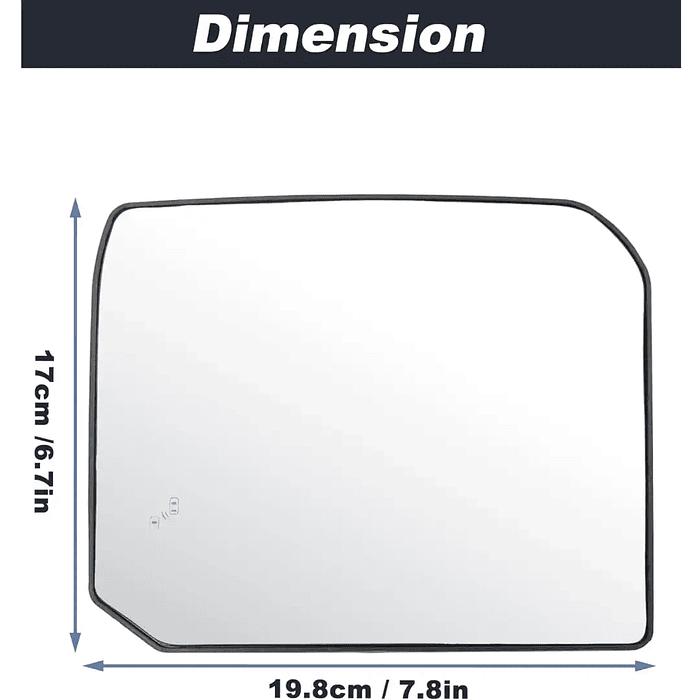 Luna Espejo Retrovisor Para Toyota Sequoia 2022-2026 10