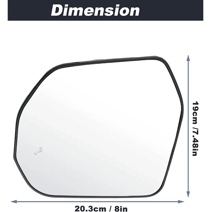 Luna Espejo Retrovisor Para Toyota Sequoia 2022-2026 5
