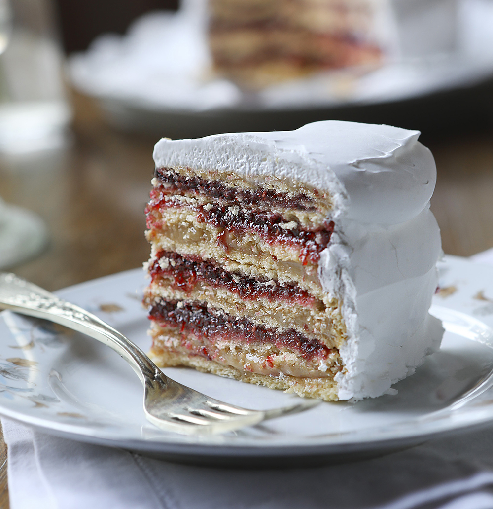 Torta Mil Hojas - Manjar Frambuesa