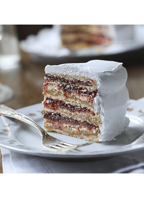 TORTA PANQUEQUE MANJAR FRAMBUESA