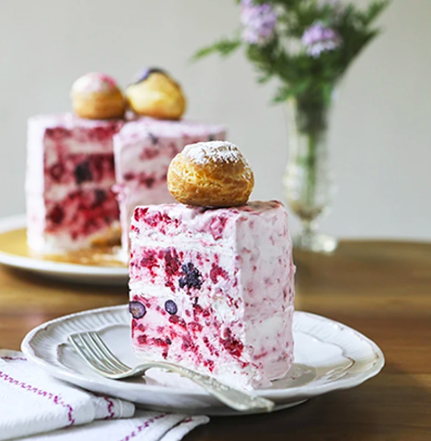 Torta helada Merengue Frambuesa