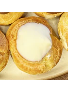 PROFITEROLES LUCUMA Y CHOCOLATE BLANCO