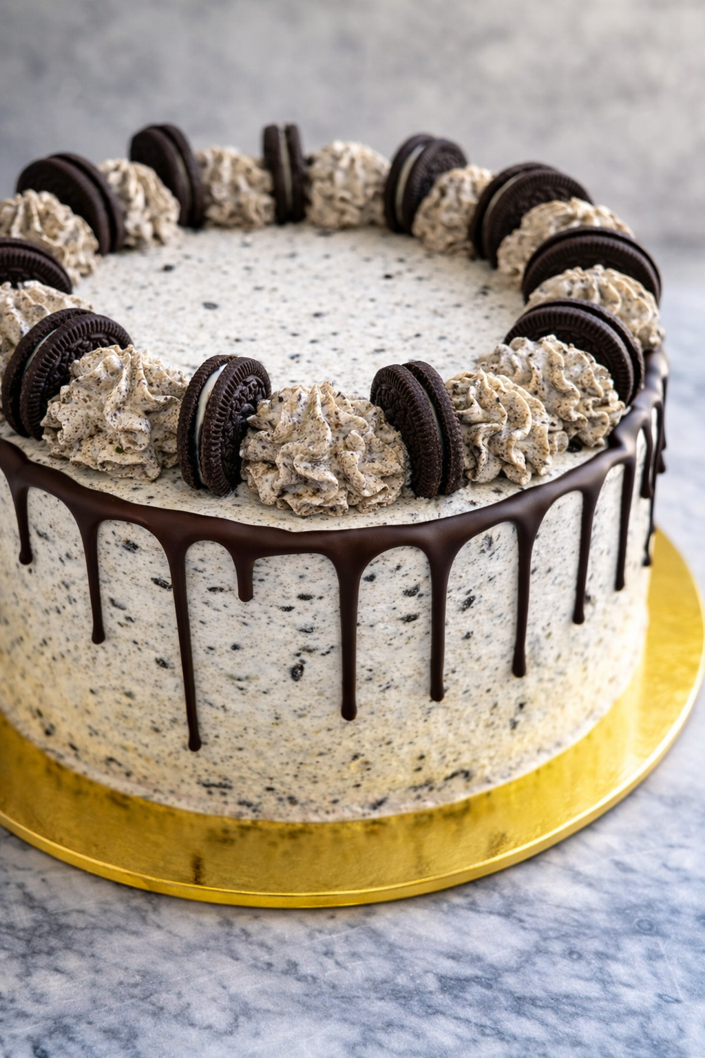Curso Torta Oreo decorada con buttercream y merenguitos