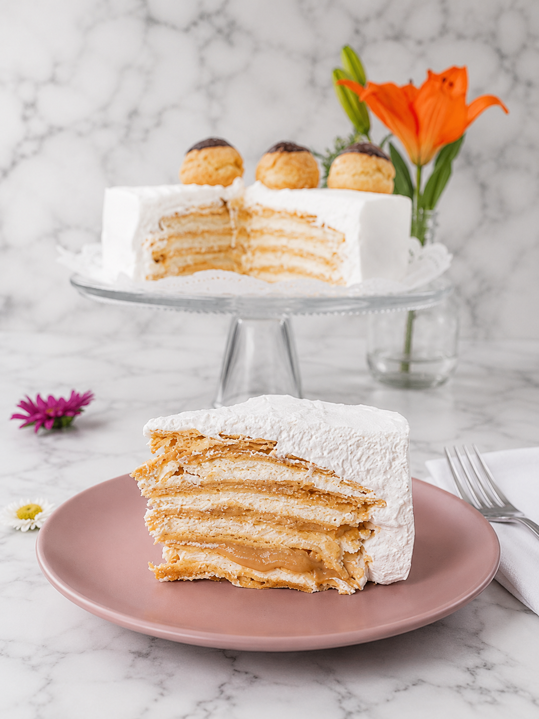 TORTA POMPADOUR PLATANO