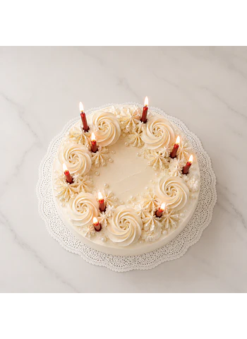 Torta Reina Sofía (Floken) Guinda