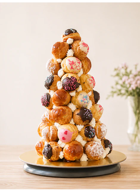 CROQUEMBOUCHE ROSADA varios tamaños