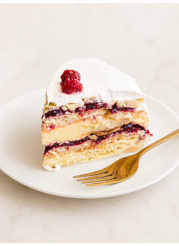 HOJARASCA FRAMBUESA MANJAR Y PASTELERA