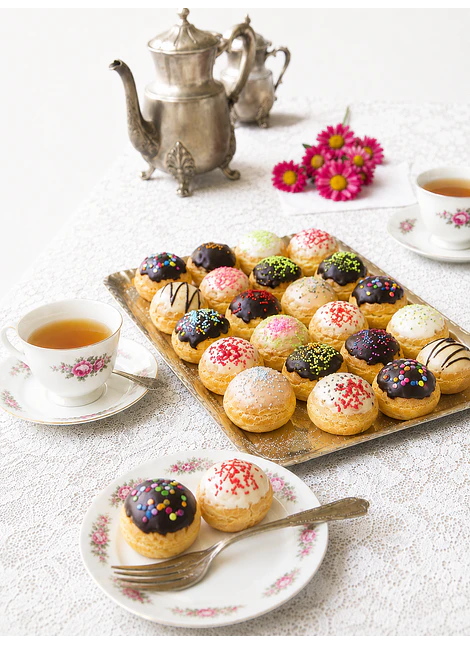 PROFITEROLES DE COLORES