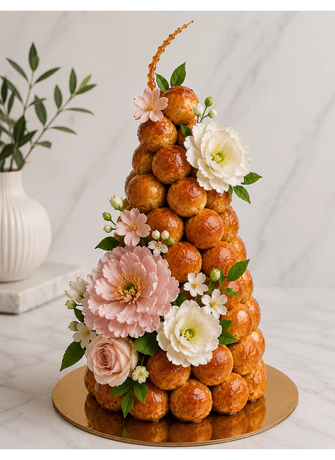 Torta para Matrimonio: Croquembouche de 60 Profiteroles | Esperanza Dittborn