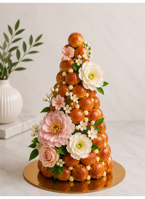 Torta para Matrimonio: Croquembouche de 60 Profiteroles | Esperanza Dittborn