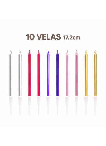 10 Velas de cumpleaños I 17,2cm