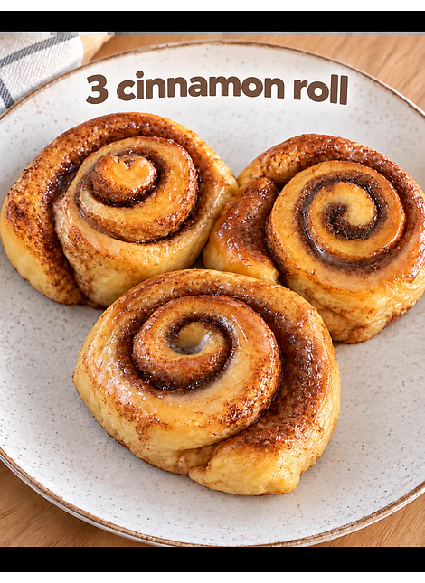 Cinnamon roll (3 unidades)