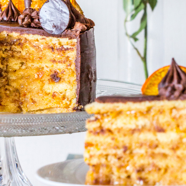 Torta Panqueque Chocolate Naranja