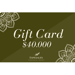 Gift Card $40.000