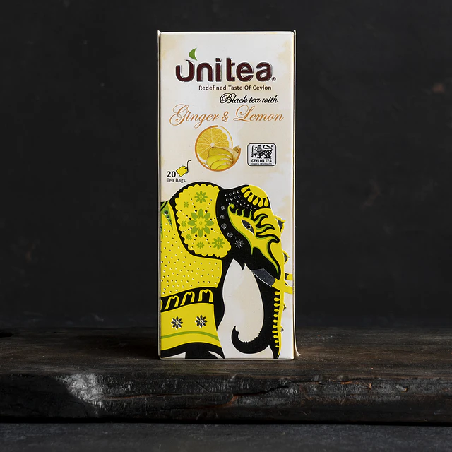 Té negro con jengibre y limón