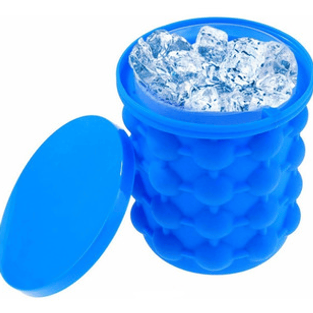 Cubeta para hielo con porta vaso o botella