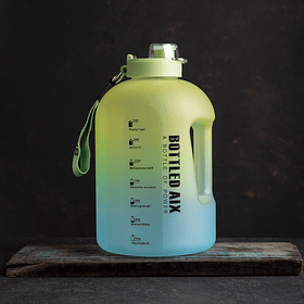 Botella Sports Verde y celeste 2200mL