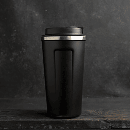 Vaso térmico digital color negro