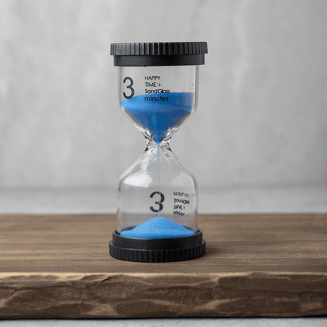 Reloj de arena para infusiones 3min