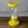 Reloj de arena para infusiones naranja 20min