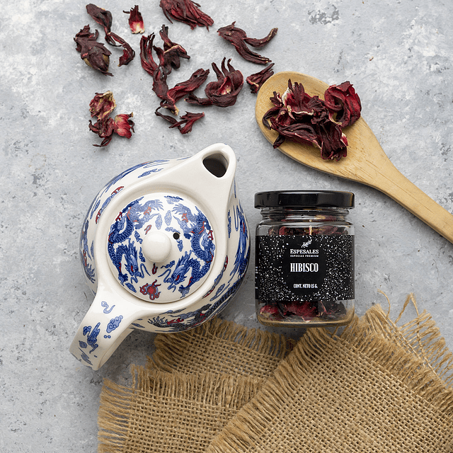 OFERTA FLASH  Hibisco / Flor de Jamaica  + Tetera Lán sè huā