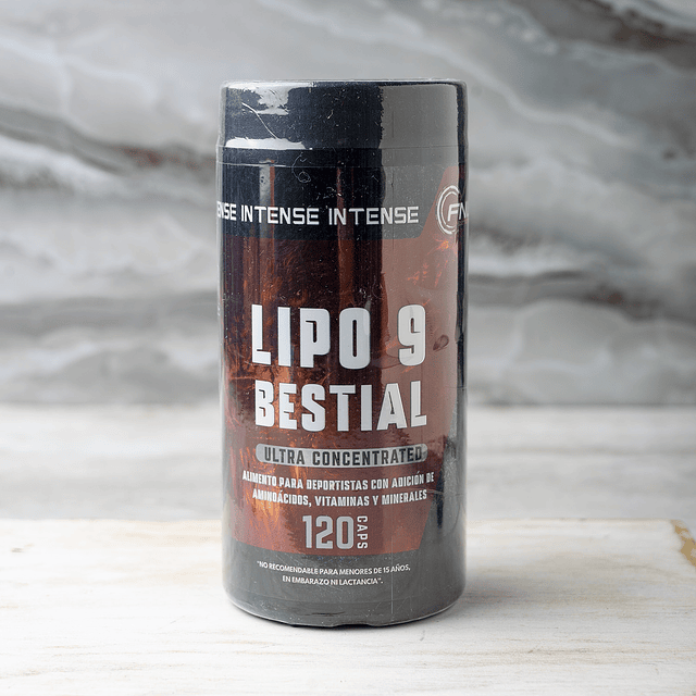 Cápsulas Lipo 9 Bestial ultra concentrado