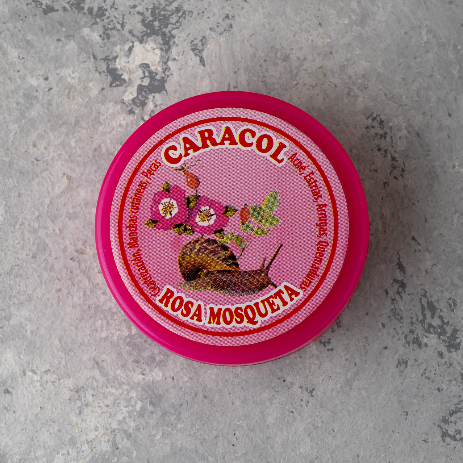 Pomada de Rosa mosqueta con caracol