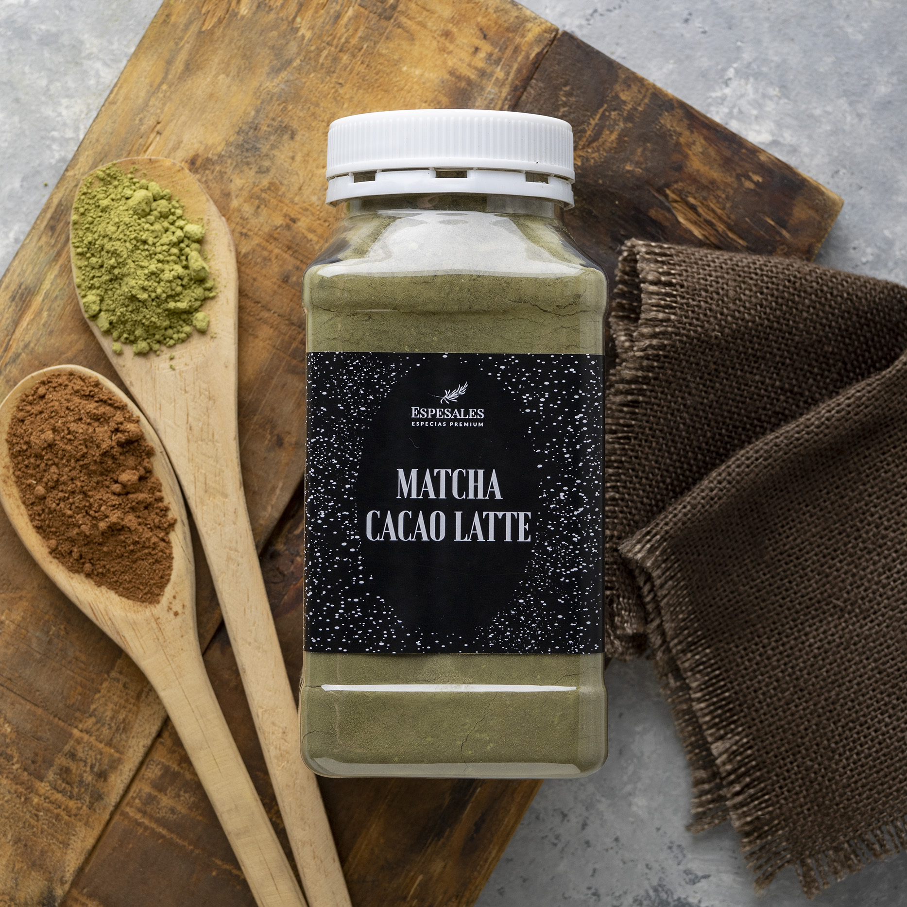 Matcha Cacao latte XL