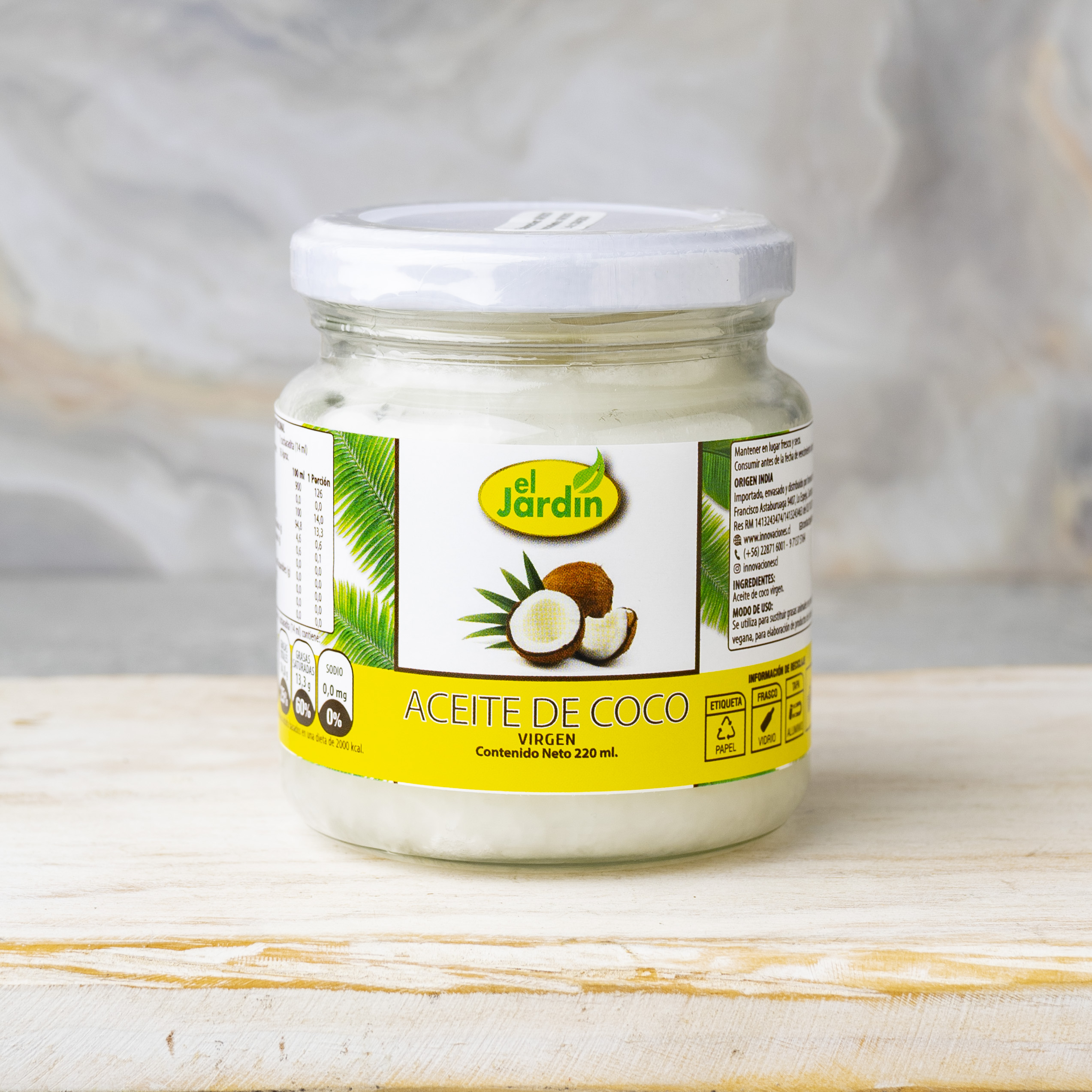 Aceite de coco virgen 220ml