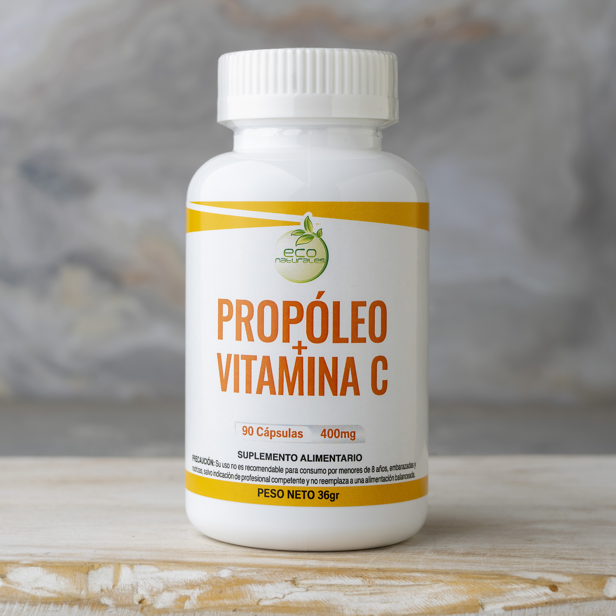 Cápsulas de propóleo y vitamina C