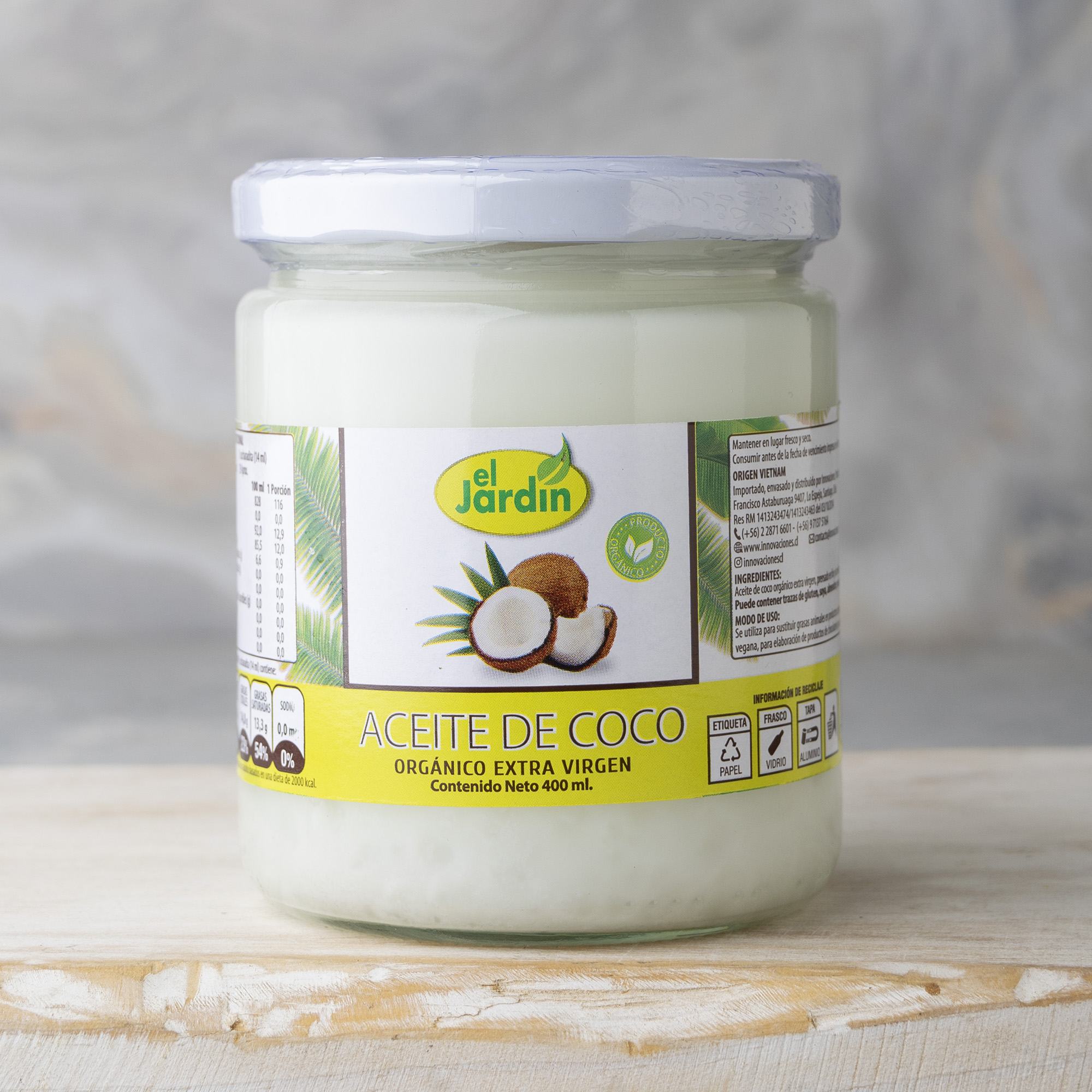 Aceite de coco virgen 400ml