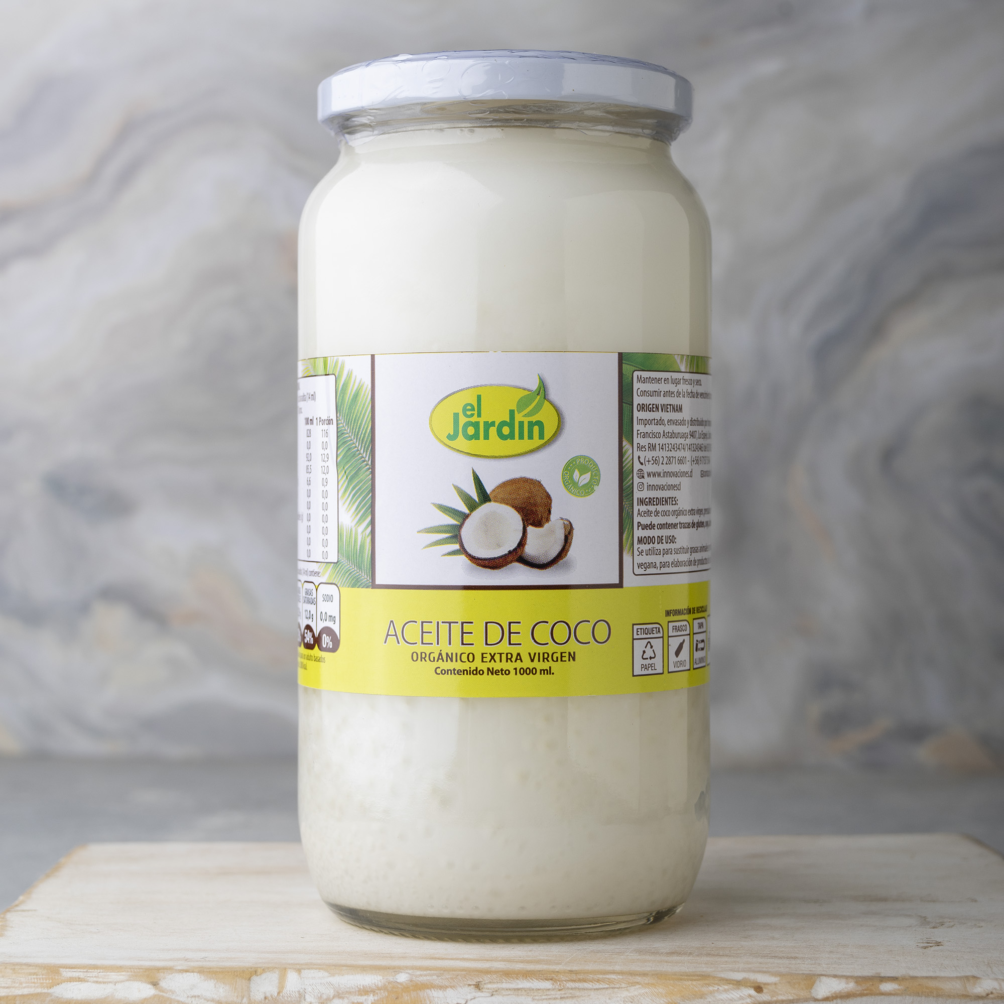 Aceite de coco virgen 1000ml
