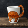 Taza con diseño de animales