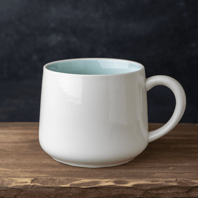 Taza con diseño de animal en su interior