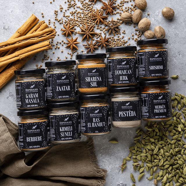 Pack 10 Mejores Especias del Mundo