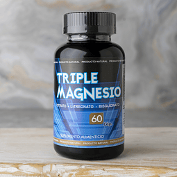 Cápsulas de Magnesio Triple BG