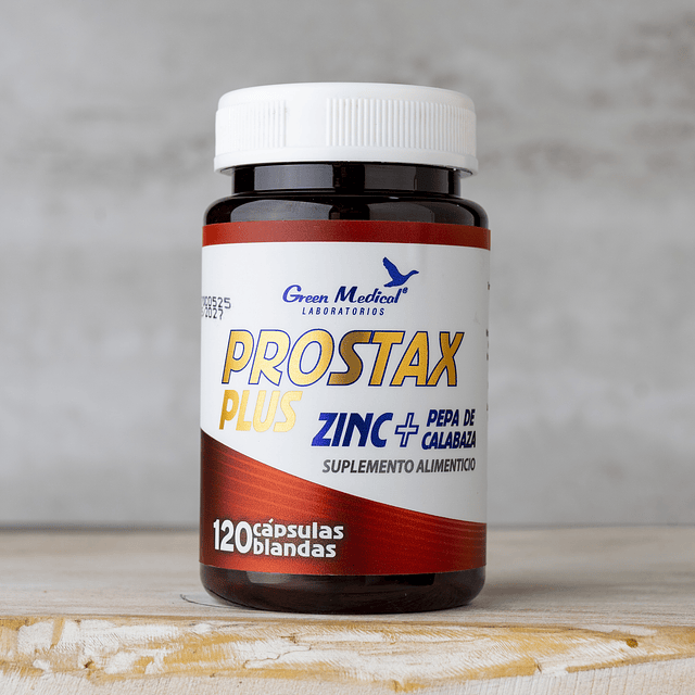 Prostax Max 120 Capsulas Zinc + Pepa de calabaza + Vitamina E