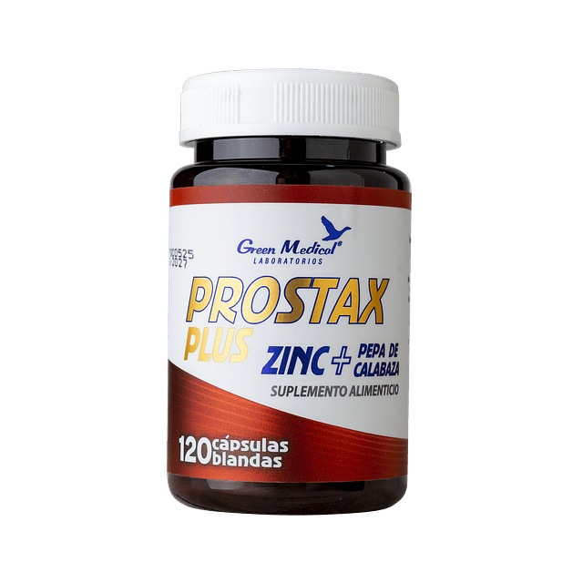 Prostax Max 120 Capsulas Zinc + Pepa de calabaza + Vitamina E