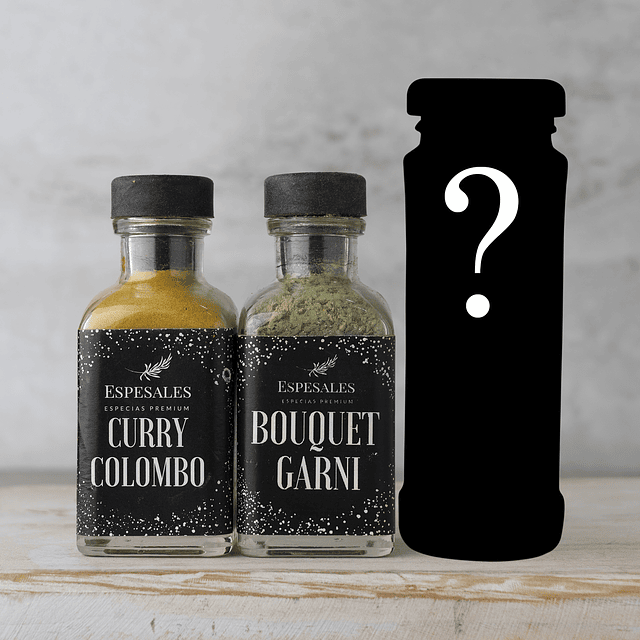 OFERTA FLASH 🔥Curry Colombo, Bouquet Garni + Especia Sorpresa