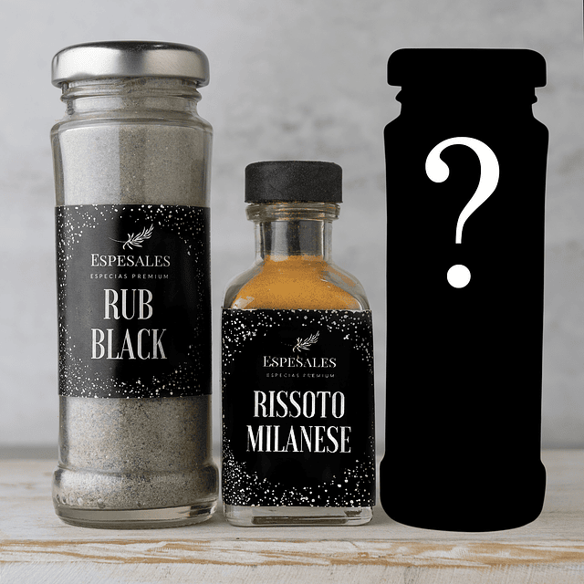 OFERTA FLASH🔥Rub Black, Risotto Milanese + Especia Sorpresa