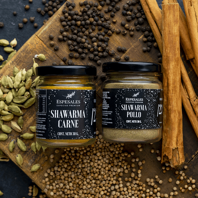  SHAWARMA CARNE + SHAWARMA POLLO