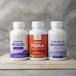 Pack Fibra pro + Magnesio + Potasio