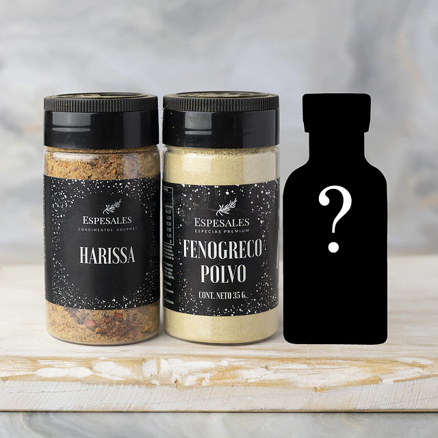 OFERTA FLASH 🔥Harissa, Fenogreco en Polvo + Especia Sorpresa