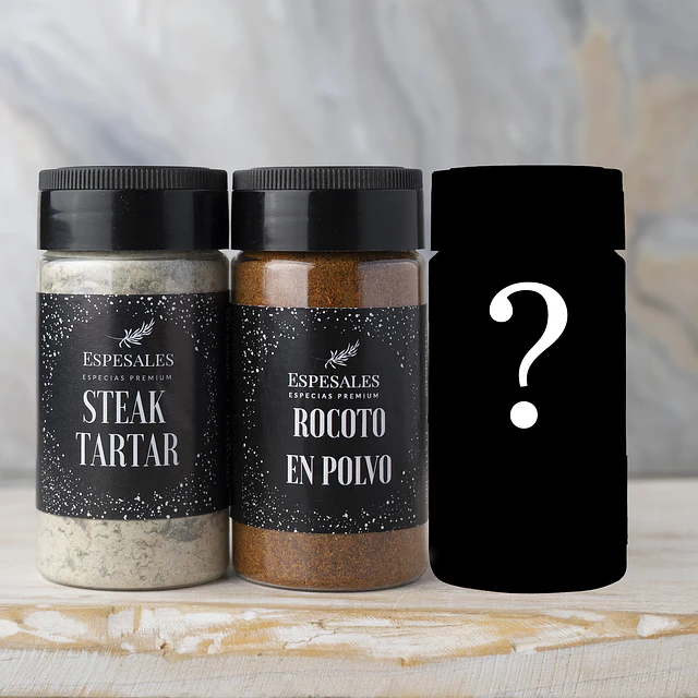 OFERTA FLASH 🔥Steak Tartar, Rocoto en polvo + Especia Sorpresa