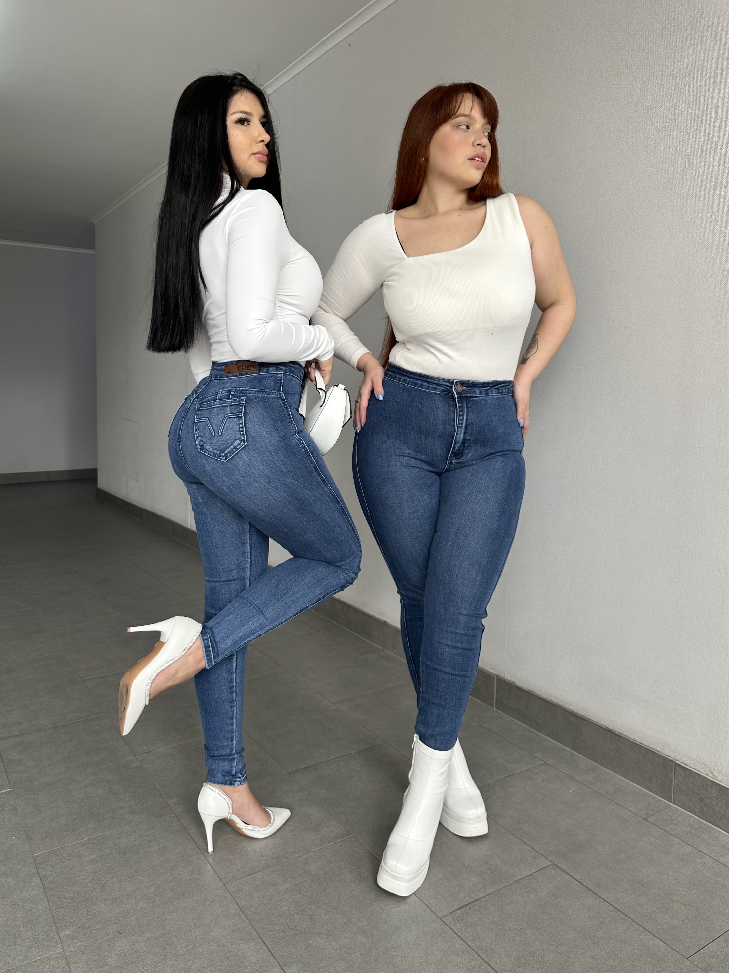SKINNY AZUL SIN BOLSILLO DELANTERO JY2109-33